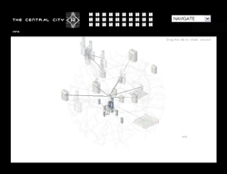 The  Central City by Stanza. The Famous netart project
