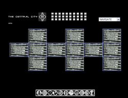 The  Central City by Stanza. The Famous netart project